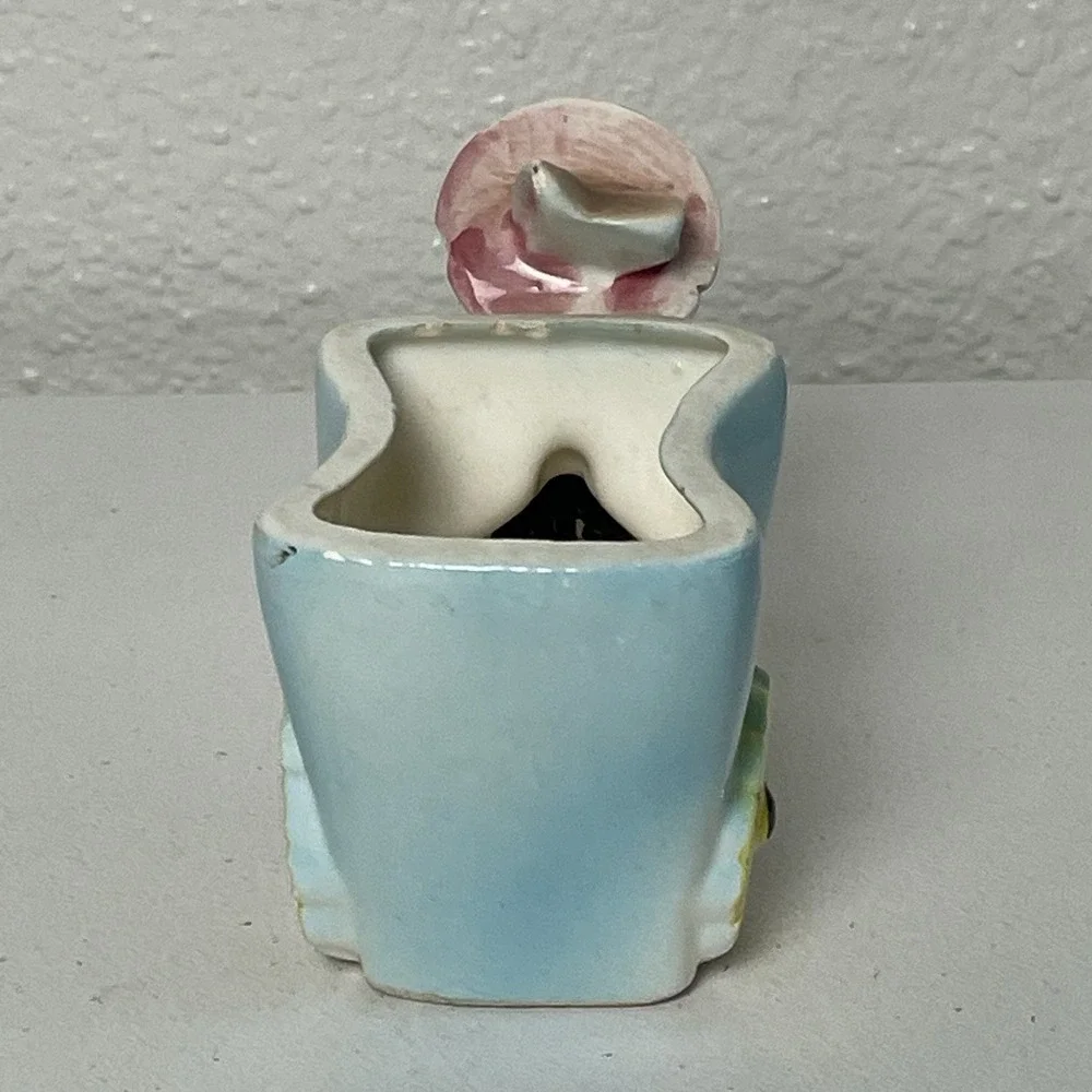 Planter Donkey Ceramic Cart 5